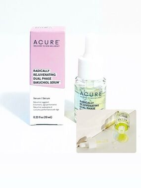 Acure Radically Rejuvenating Dual Phase Bakuchiol Travel Size Serum
